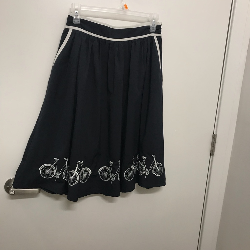 Midi-length Bicycle Skirt